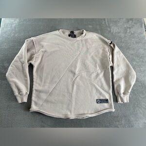 Alphalete Very Terry Pullover Sweatshirt Mens Large French Terry Cotton Crewneck